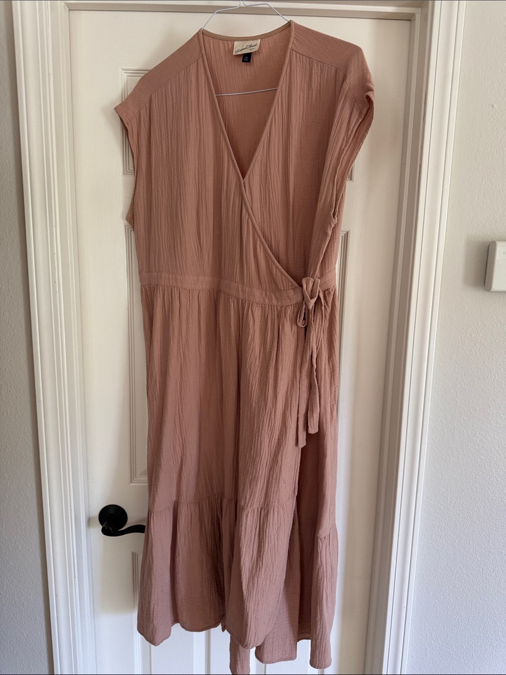 Universal Thread Dusty Rose Wrap Maxi Dress